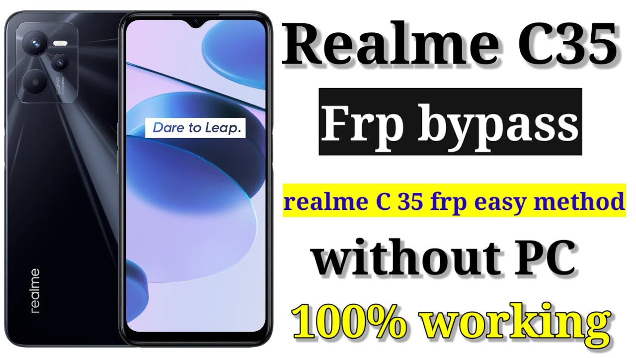 Realme C35 Frp bypass 2026 | realme c35 frp bypass kaise kare | realme c35 frp lock kaise tode