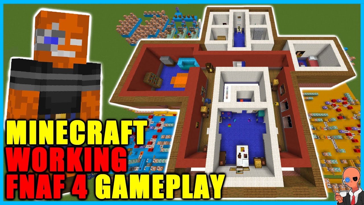 Я построил рабочую карту FNAF 4 в Minecraft (Сборка + Геймплей)