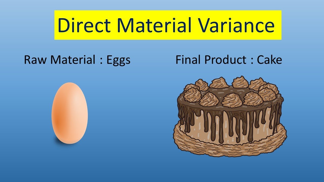 Direct Material Variance ACCA F2 ACCA F5 CIMA P1