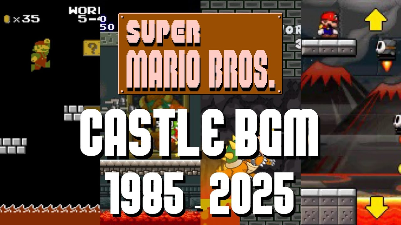 Every Time the SMB Castle Theme was Recreated
