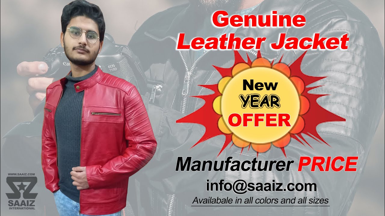 Genuine Leather Jacket || جاكيتات جلدية || Leather Suit || Lederjacken || Leather Gloves and Socks
