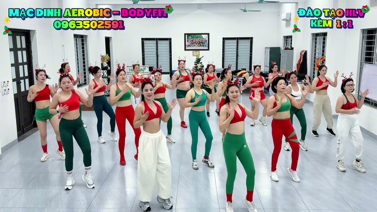 🎄🌲🎅🏻🧑‍🎄TỔNG HỢP GIẢM CÂN SIÊU NHANH/🎵MERRY CHRISTMAS 2025/MẠC DINH AEROBIC❤️