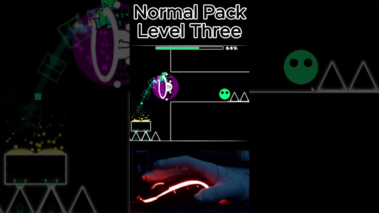 Normal Pack pt 3  #geometrydash #gd #easy #mappacks #gaming #spedup#normal