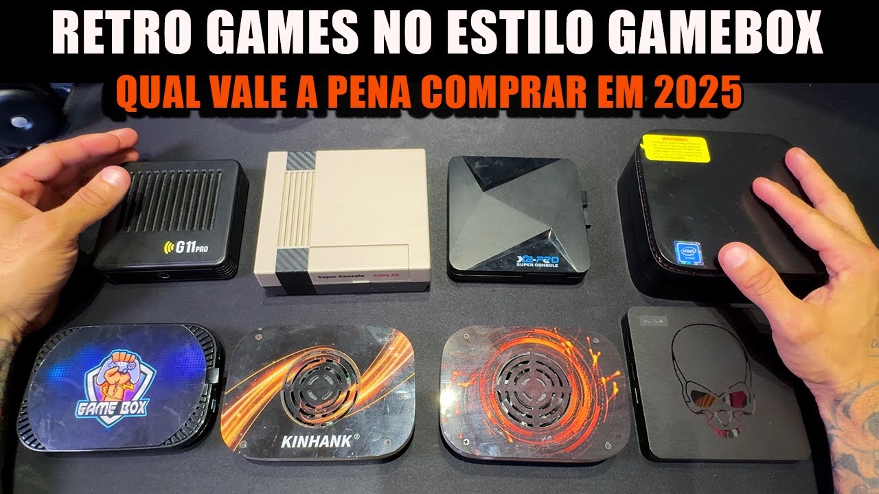 Retro game no estilo GAMEBOX, vale a pena comprar em 2025 e qual eu indicaria a compra