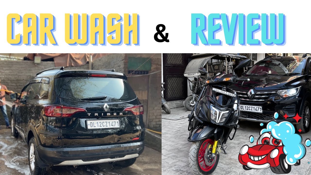 Renault Triber washing and #review | Car wash |@VlogspagluKabir| #vlogs #vlog #carwash #review #yt 