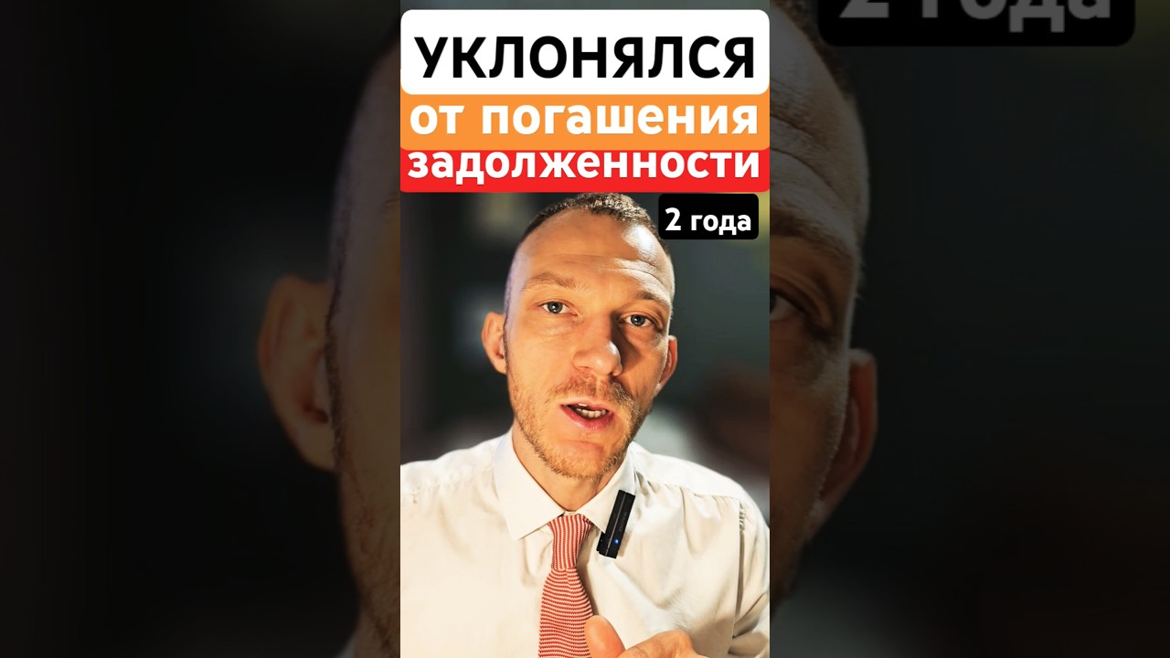 Уклонялся от погашения задолженности 
