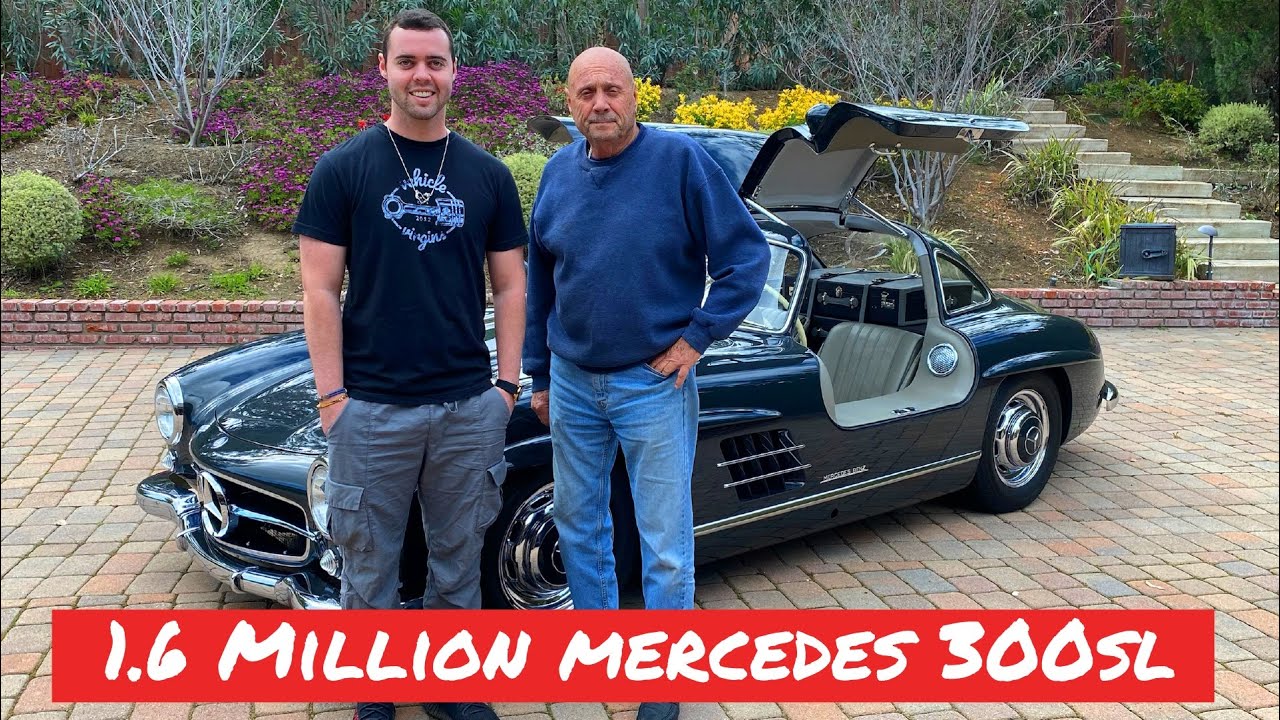 $1.6 MILLION MERCEDES 300SL Ft. Carrol Shelby's Friend Lee!