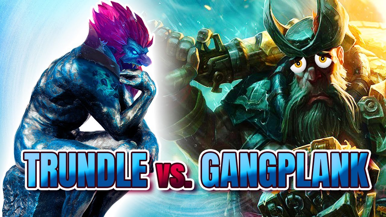 BATTLE OF THE OTPs - Trundle vs. Gangplank- Top Lane Gameplay Commentary