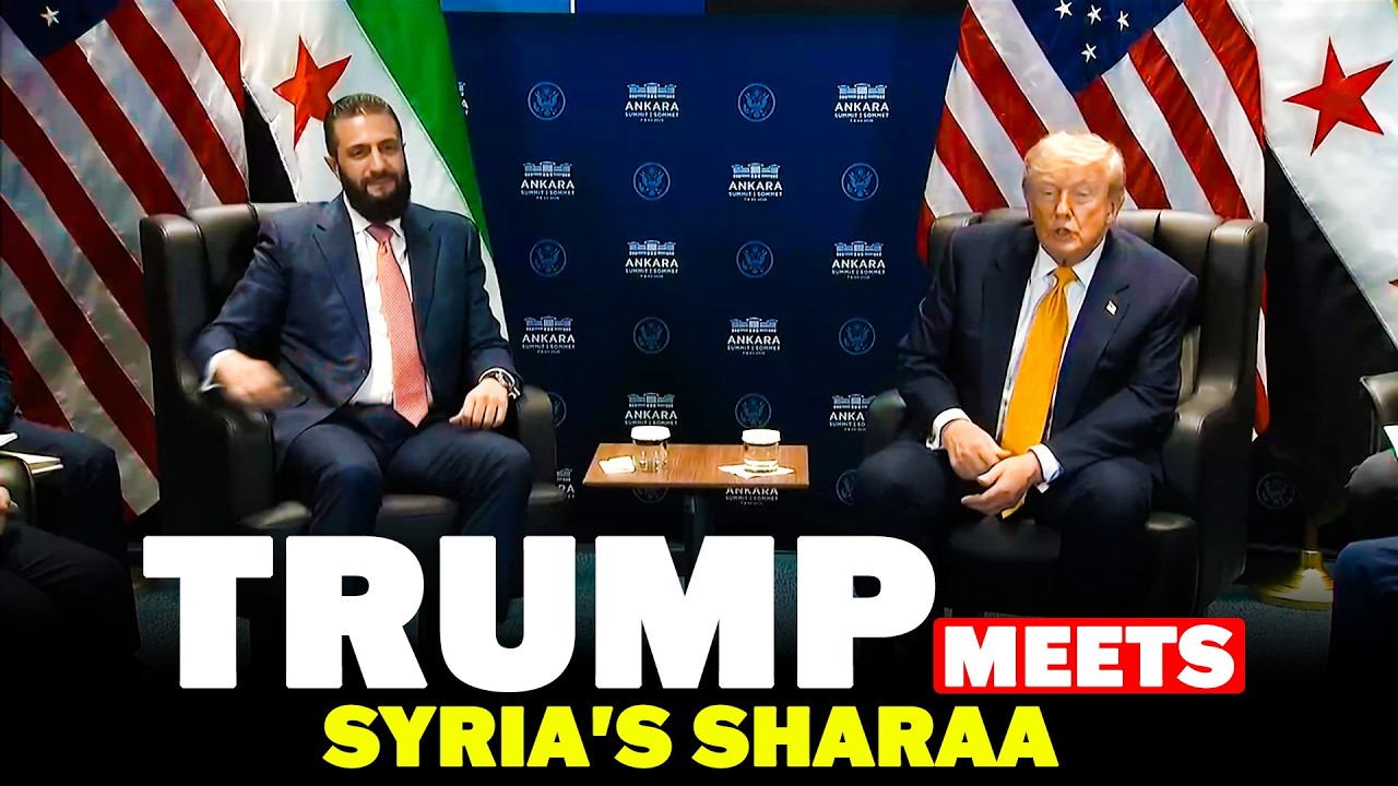 WATCH LIVE: President Trump hold meeting with Syrian President Al Sharaa in Ankara | Lebanon | USA