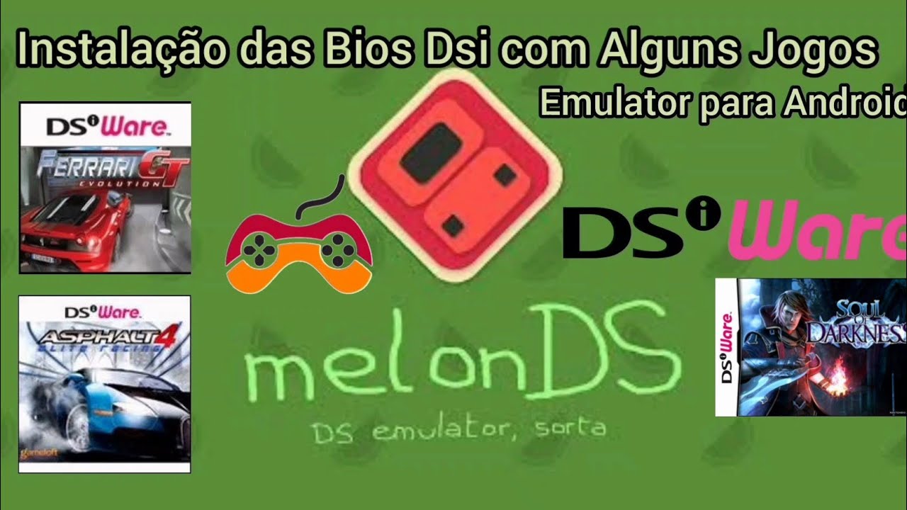 Asphalt 4 DSi , Ferrari DSi Ware. Emulator melonDS + Bios com jogos
