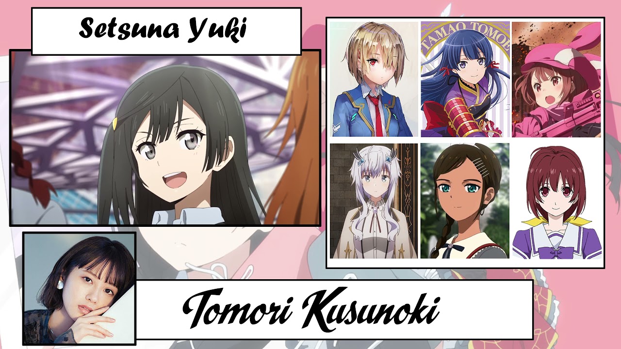 Nijigasaki Love Live - All Characters Japanese Voice Actors and their other roles.
