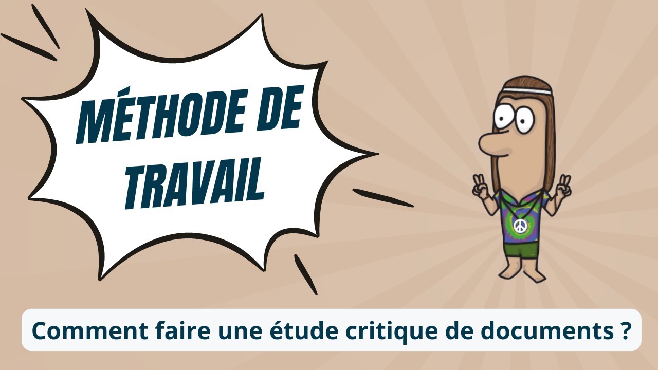 Méthode étude critique de documents