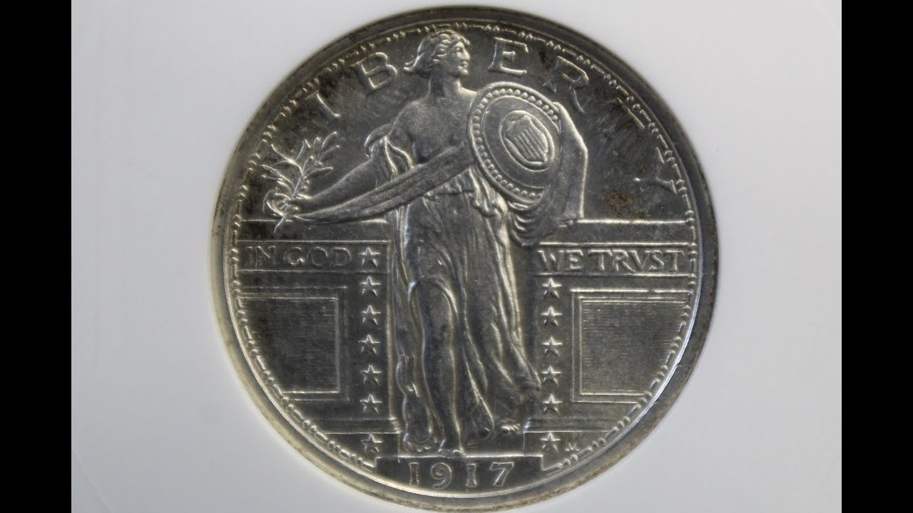 1917 Variety 1 Standing Liberty Quarter MS61