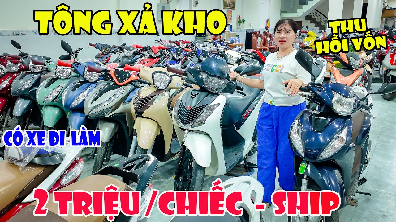 TỔNG XẢ KHO XE CŨ FUTURE AB VISION SH MODE PCX WINNER GRANDE AB 150 XE ĐI LÀM SỐC 2 TRIỆU