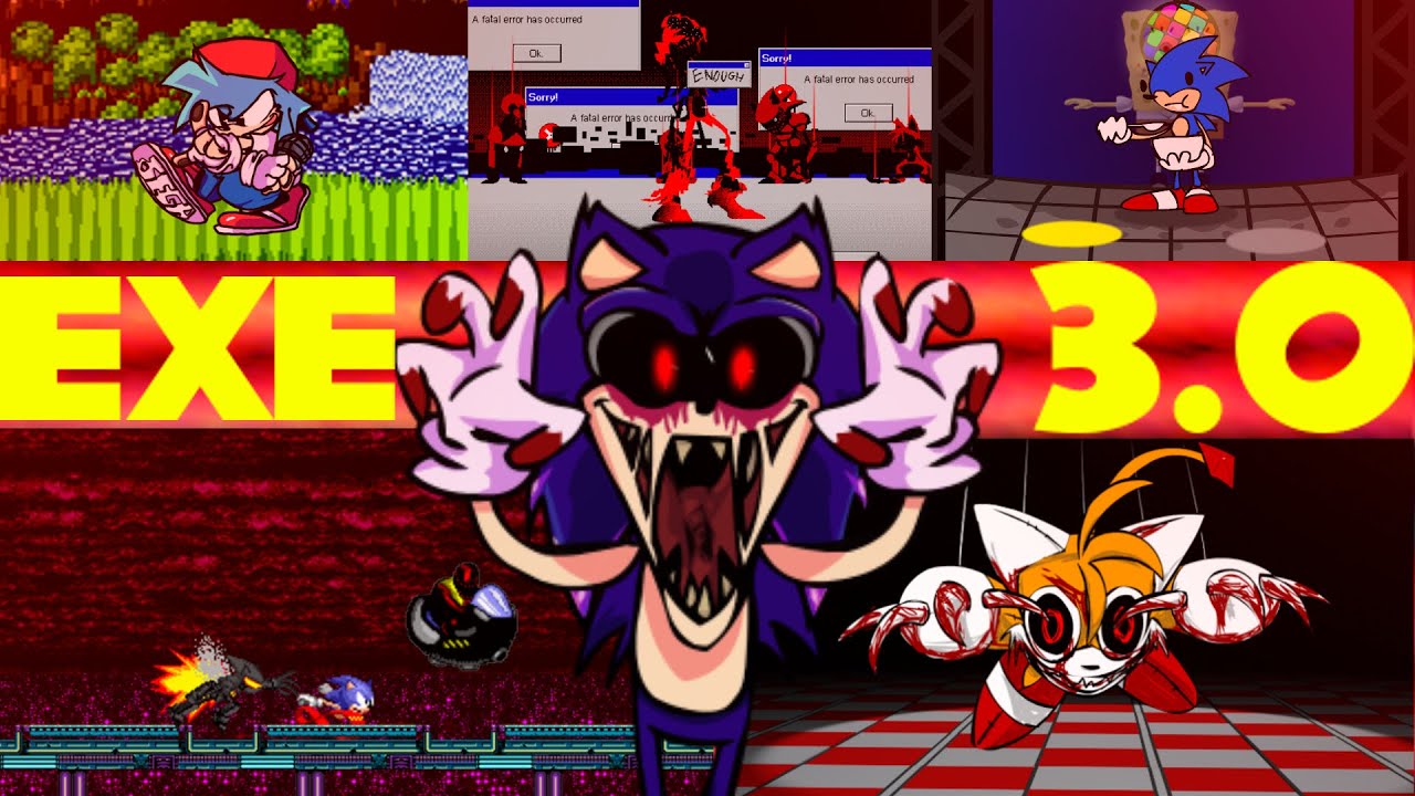 SONIC.EXE GOT CANCELLED? || Friday Night Funkin vs Sonic.exe canceled build(FULL PLAYTHROUGH)