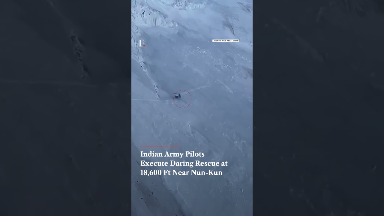 Indian Army Pilots Execute Daring Rescue at 18,600 Ft Near Nun-Kun, Ladakh | N18G