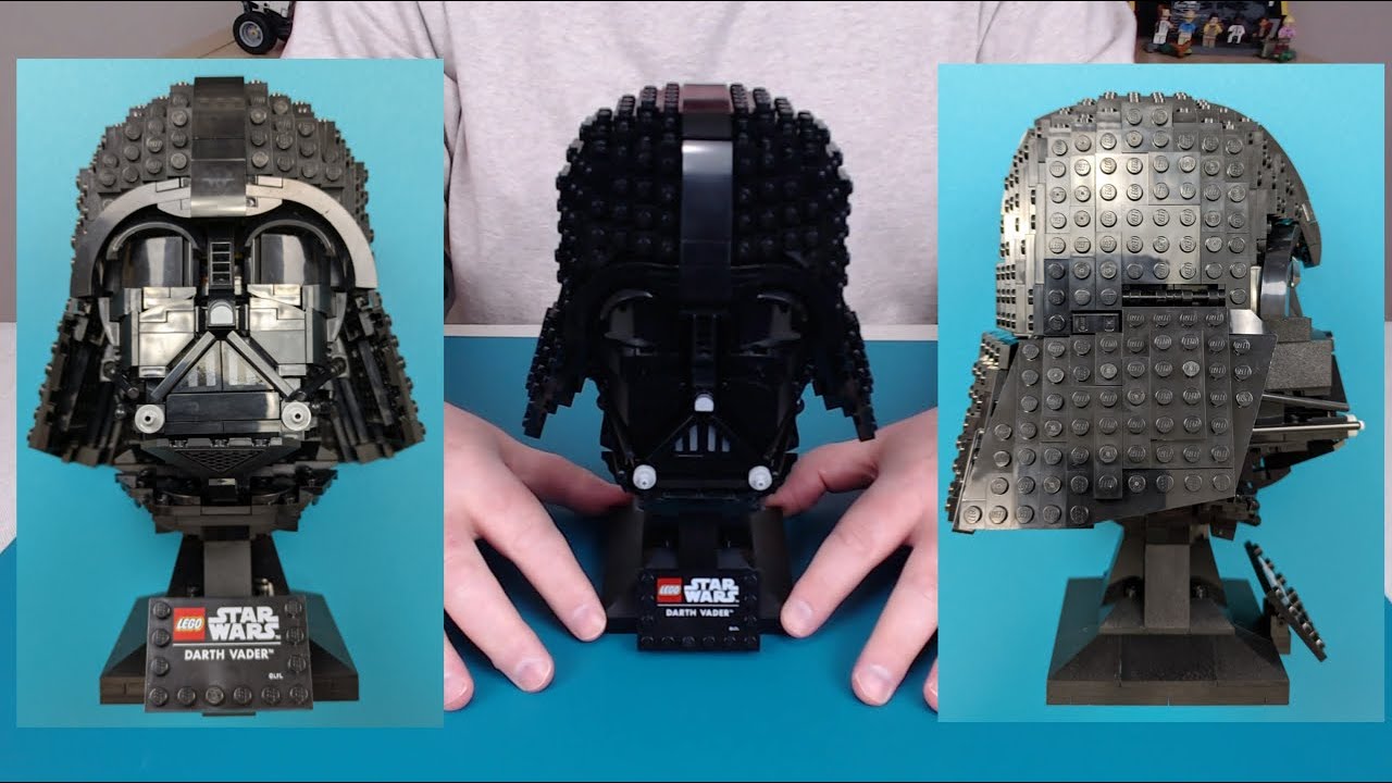 Darth Vader's Helmet - LEGO set build