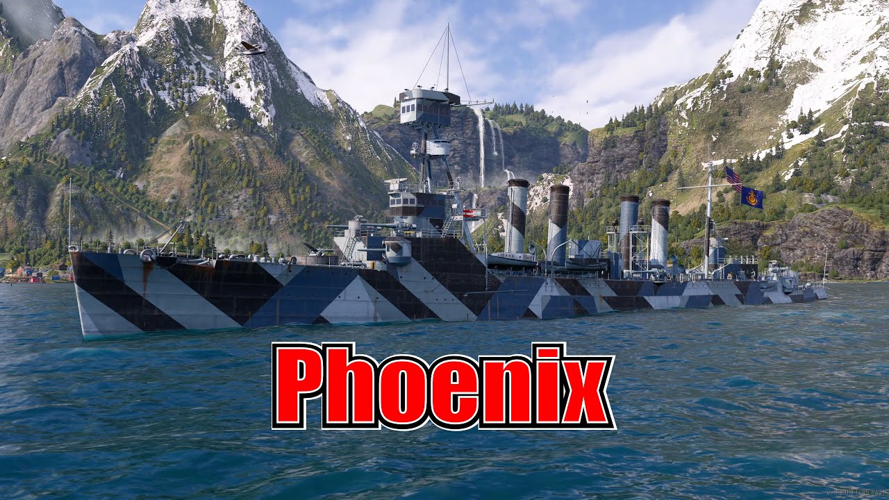 Path to The Baltimore! Phoenix (World of Warship Legends Xbox Series X) 4k