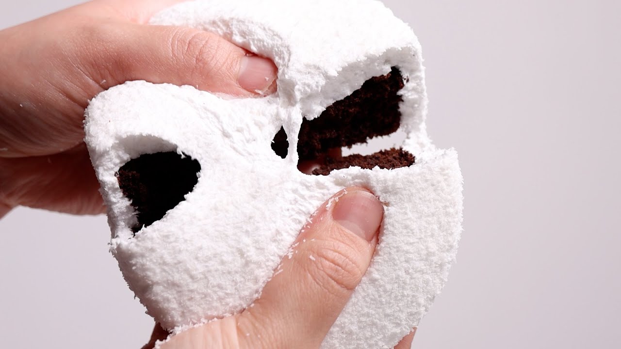 퐁신퐁신 챠르르르 갈라지는 마시멜로우 케이크 만들기 Marshmallow cake recipe