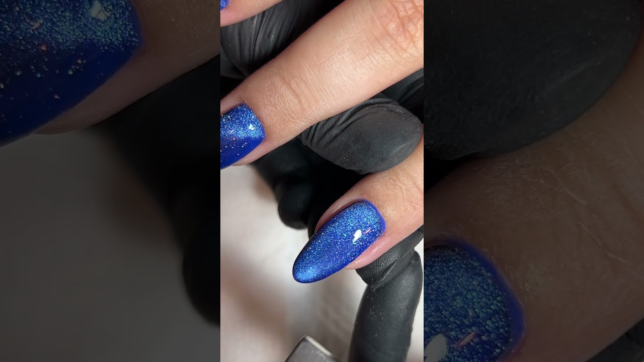 Esmalte em gel magn&eacute;tico #unhas #nails #unhasperfeitas