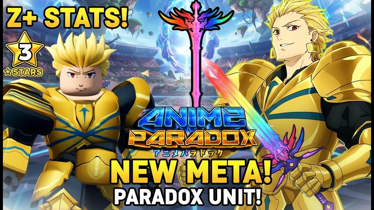 Eternal Paradox Gilgamesh Showcase in Anime Paradox Roblox