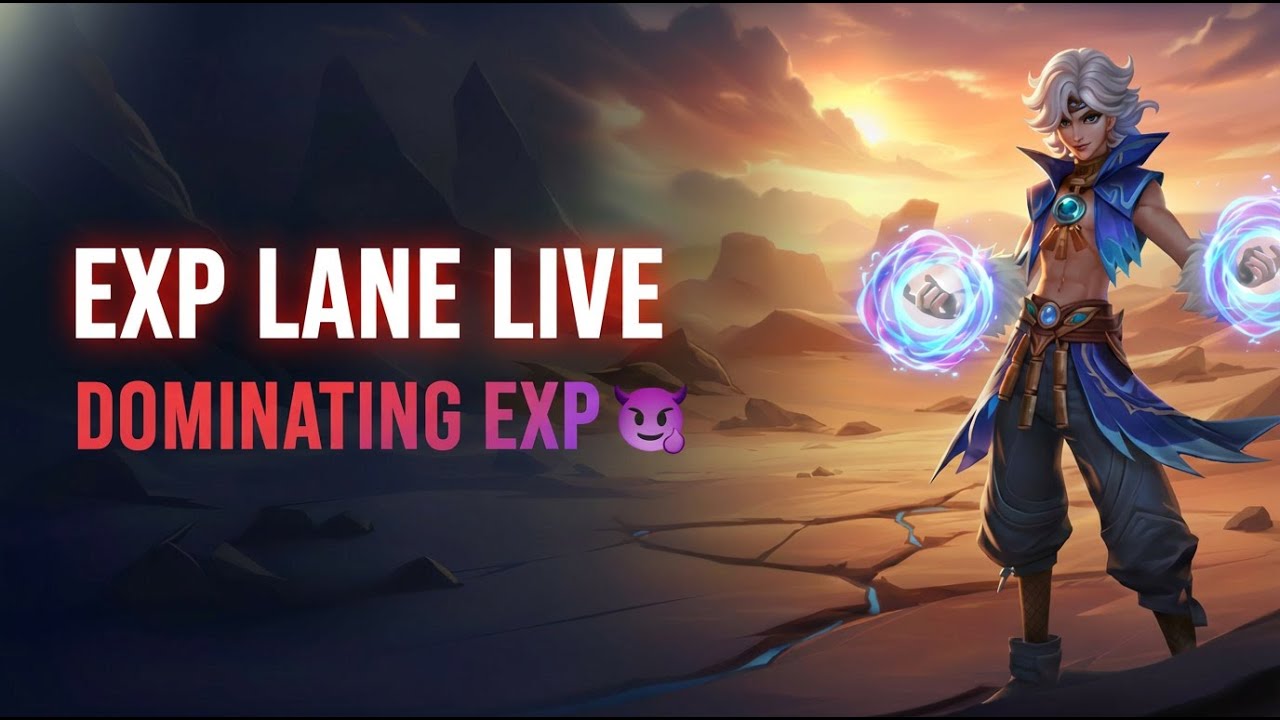 Rank EXP Lane 🔴 Live | Mythic Glory
