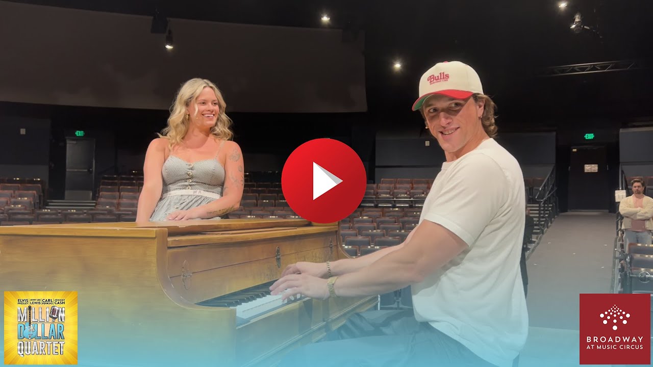 MILLION DOLLAR QUARTET rehearsal of “Brown Eyed Handsome Man”
