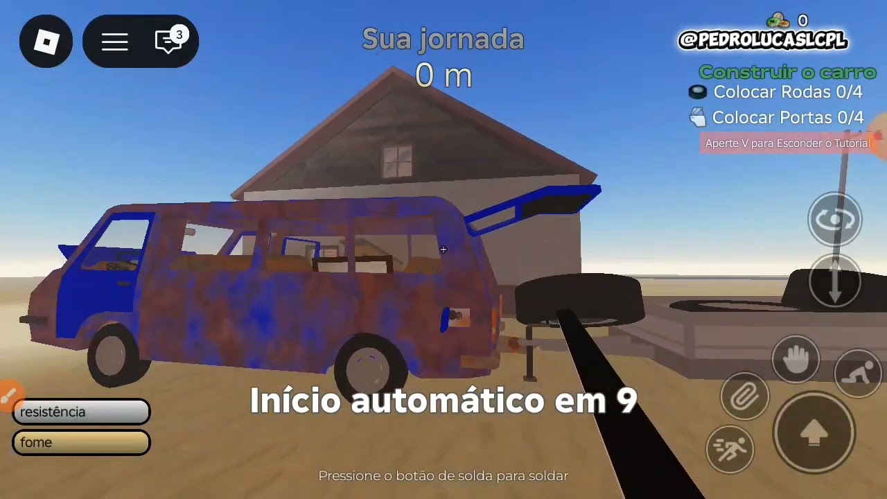Jogando com meu primo uma viagem empoeirada 🚗