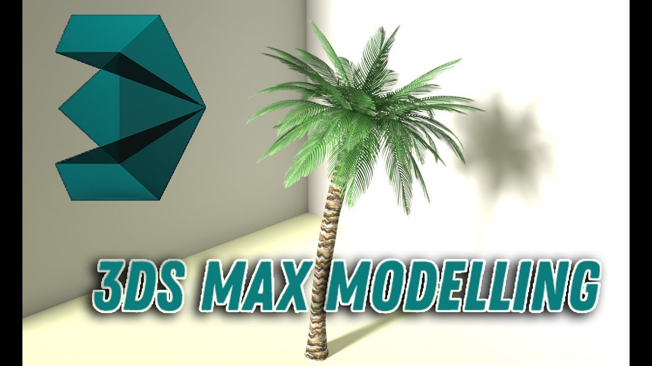 3D fast modelling palm tree