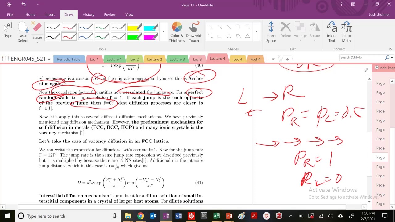 Materials Science Diffusion as a Random Walk