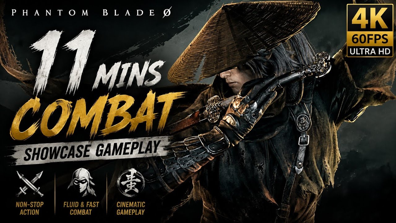 Phantom Blade Zero &mdash; 11 минут БЕЗУМНОГО геймплея сражений нового поколения! (4K 60FPS)