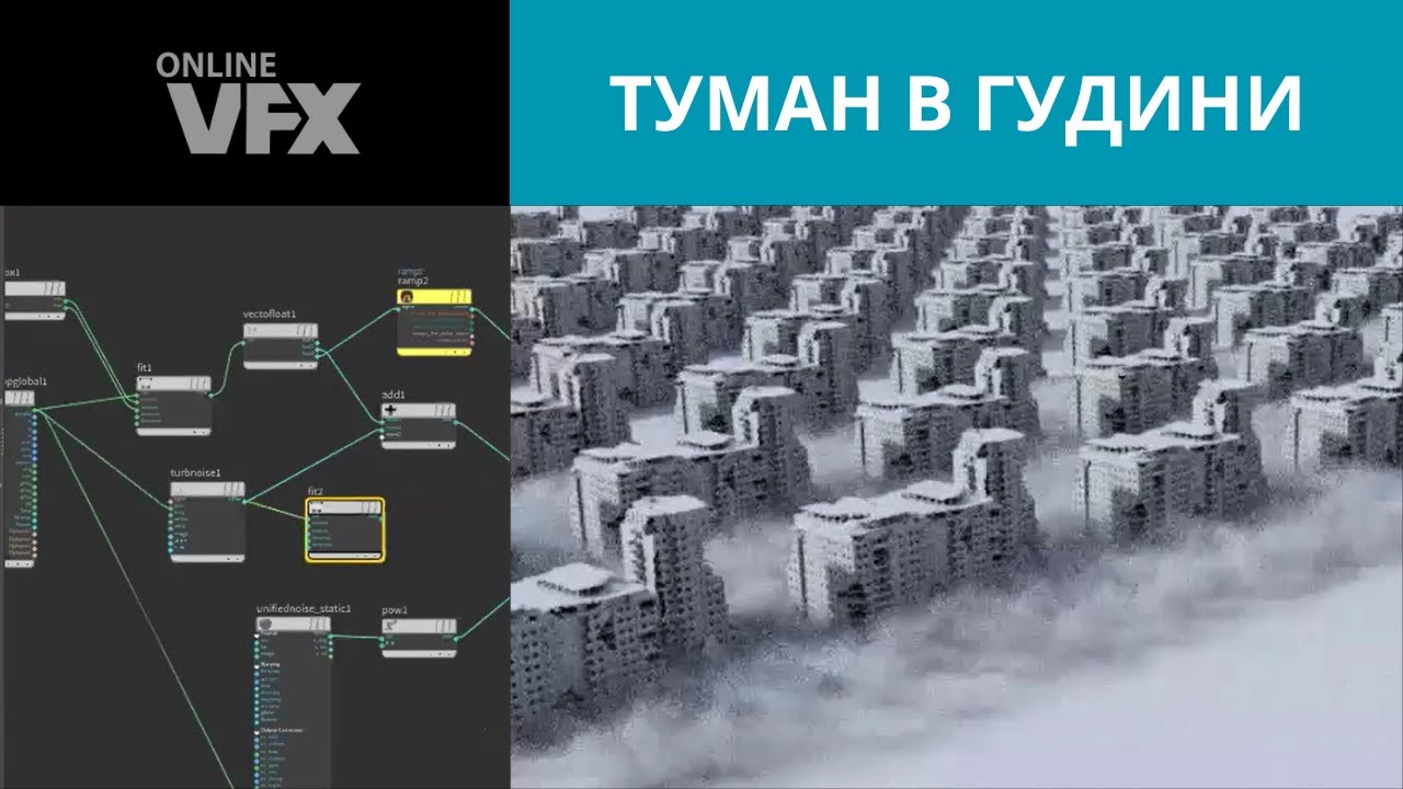 Создаем туман с помощью нойзов. Houdini. Karma XPU