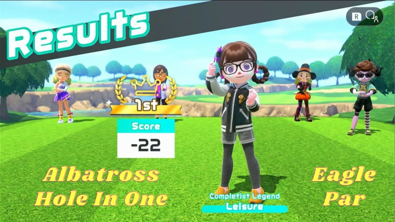 -22 For 18 Holes. Nintendo Switch Sports: Golf.