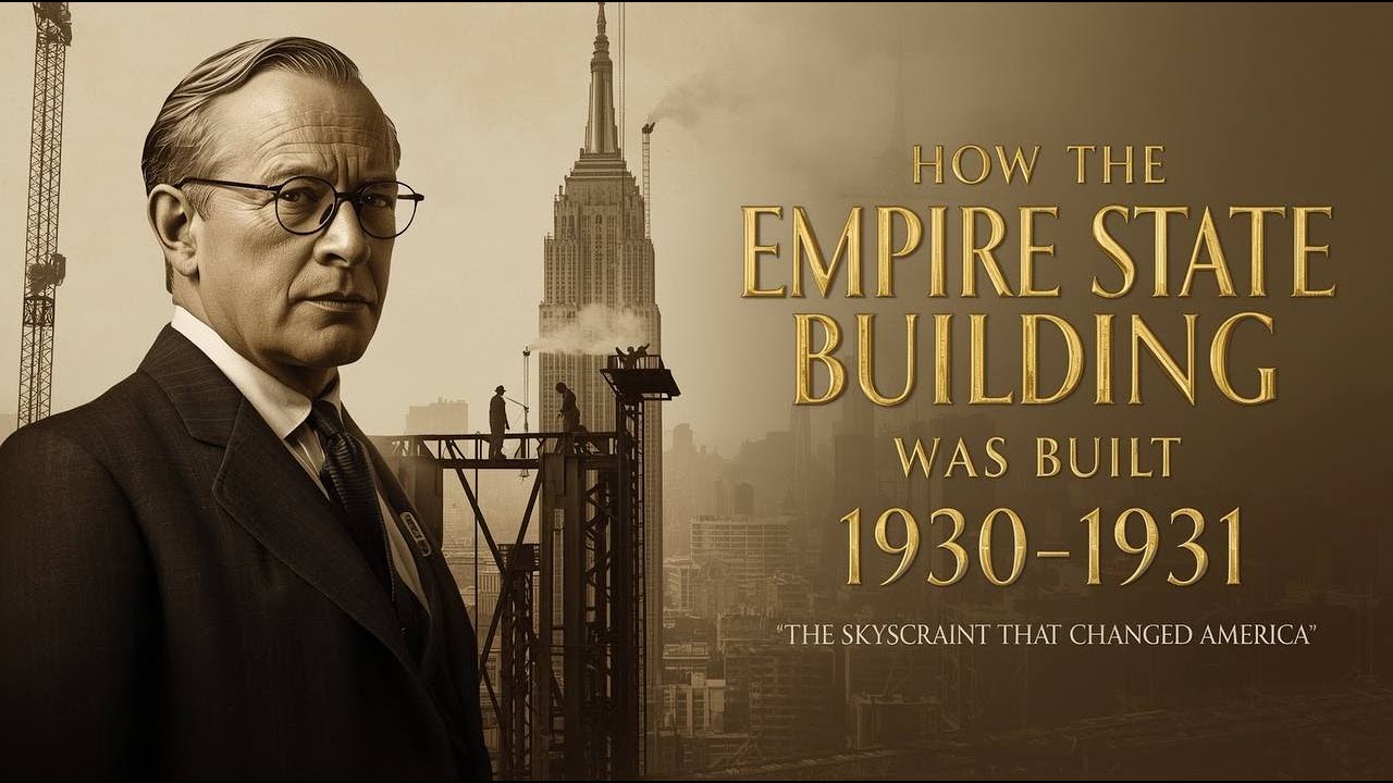 How the Empire State Building Was Built (1930–1931) — Silent Construction Documentary