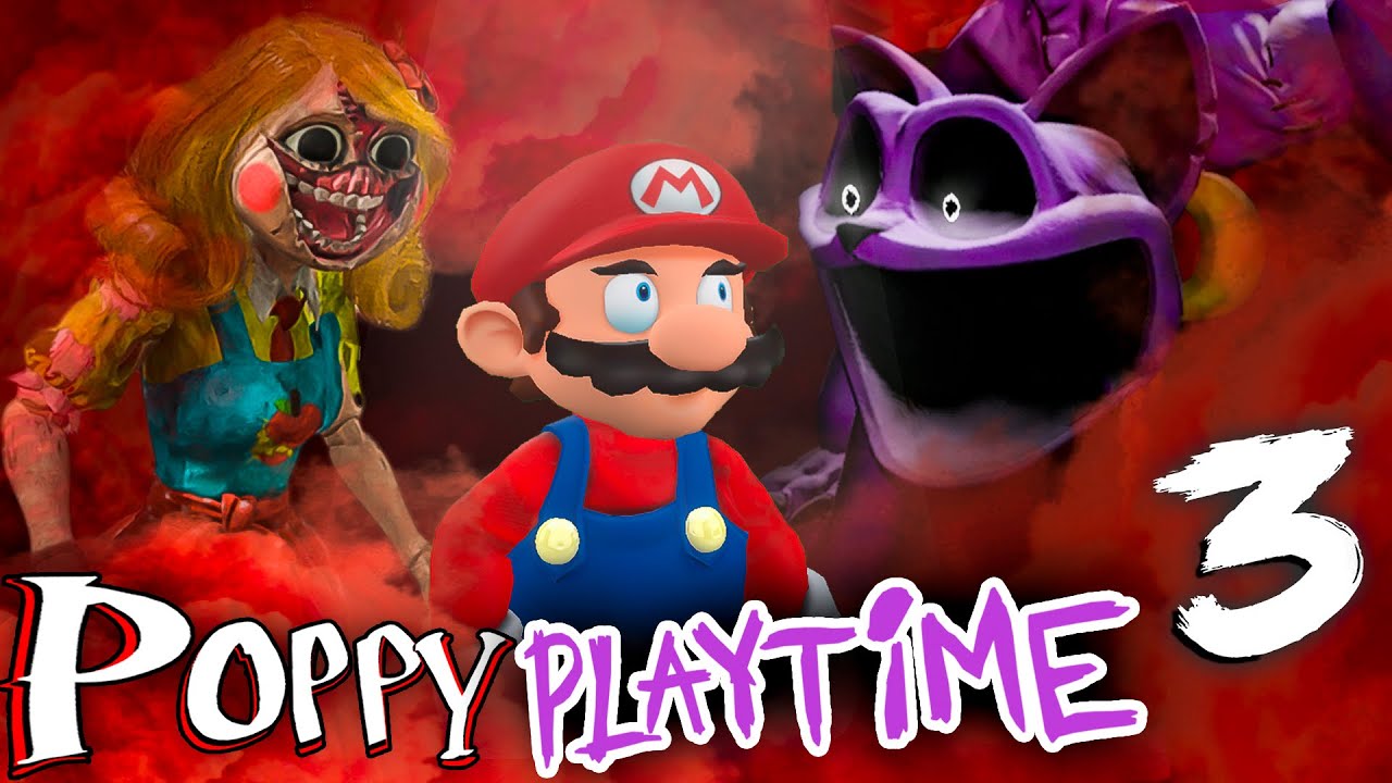 Марио играет в Poppy Playtime 3!!!