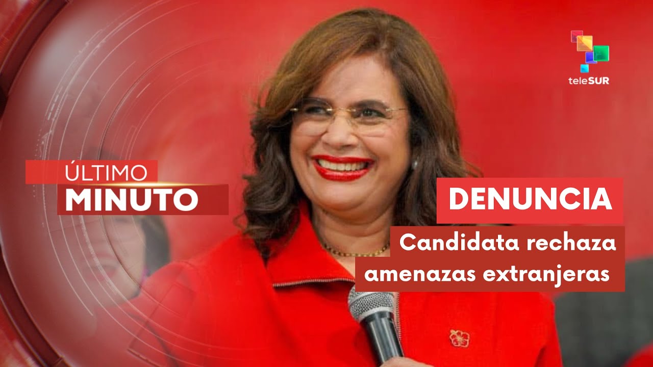 Candidata Rixi Moncada denuncia injerencia de EE.UU. en elecciones generales