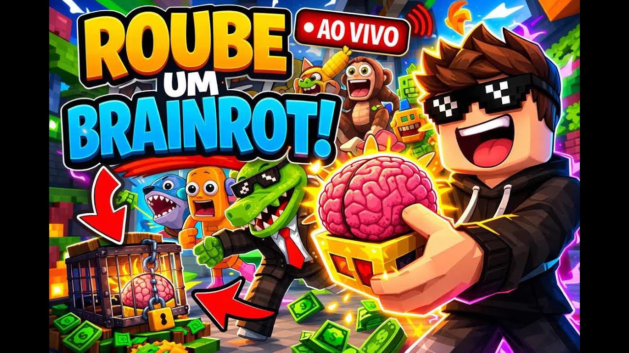 🔴 AO VIVO AGORA: VEM TROCAR BRAINROTS COMIGO tá(ROBLOX)