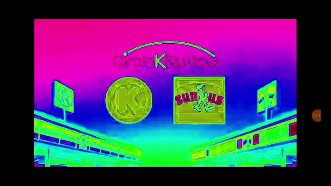 Circle K Sunkus Logo Effects (Bunny Huggles Mine Is Weird Effects) in Reversed