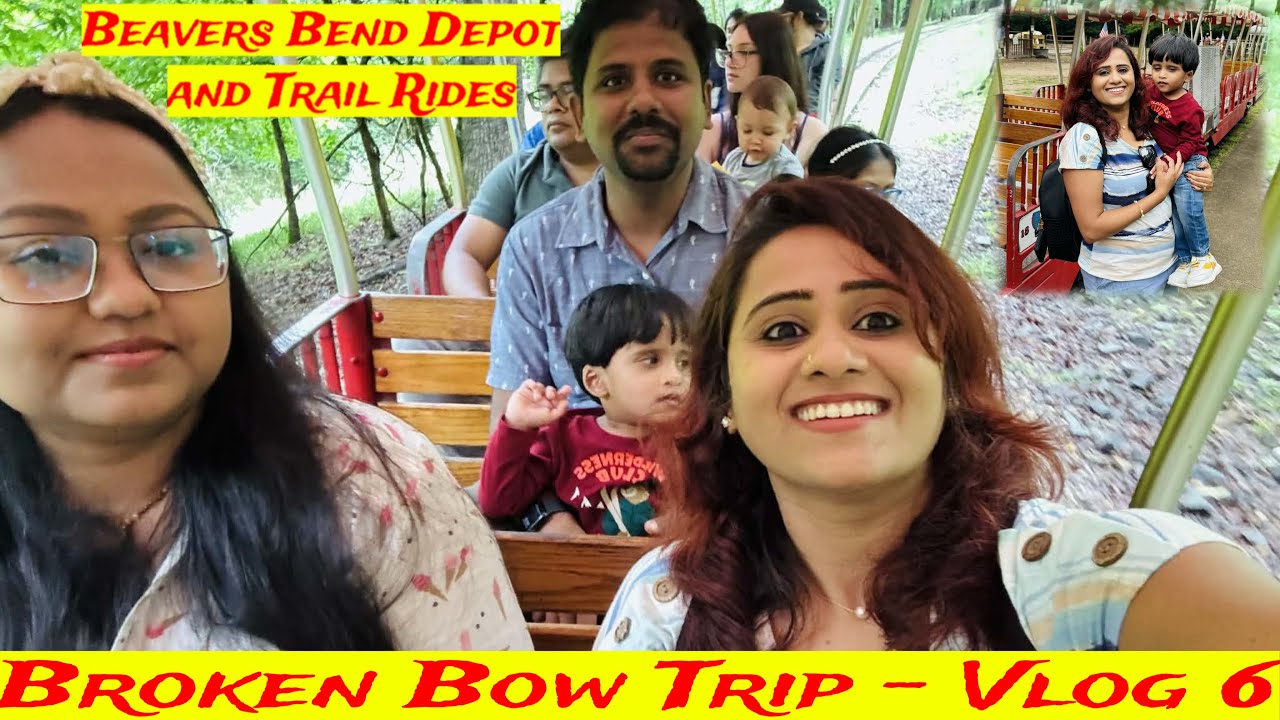 Beavers Bend Depot and Trail Rides  | Things to do in Broken Bow |  Bengali Vlogger in USA
