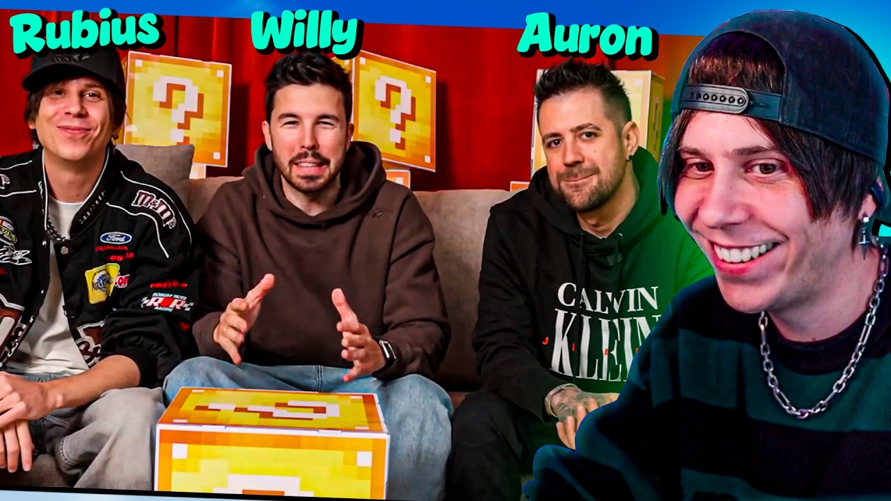 Rubius REACCIONA a video con WILLY y ARON
