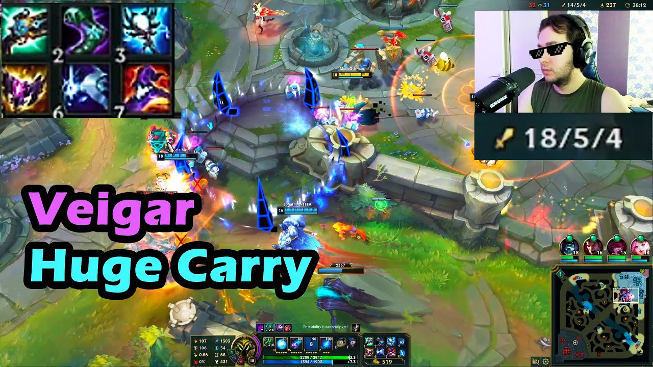 Final Boss Veigar ✨ 18/5/4 Top Tier Build LoL Mid Gameplay ✨ League of Legends ✨
