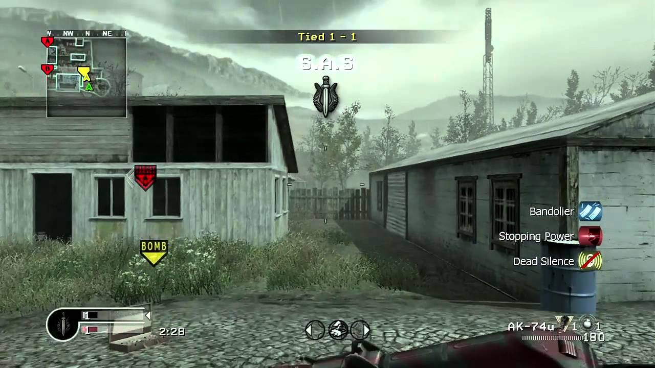 CoD4 GB Gameplay #2 - Downpour