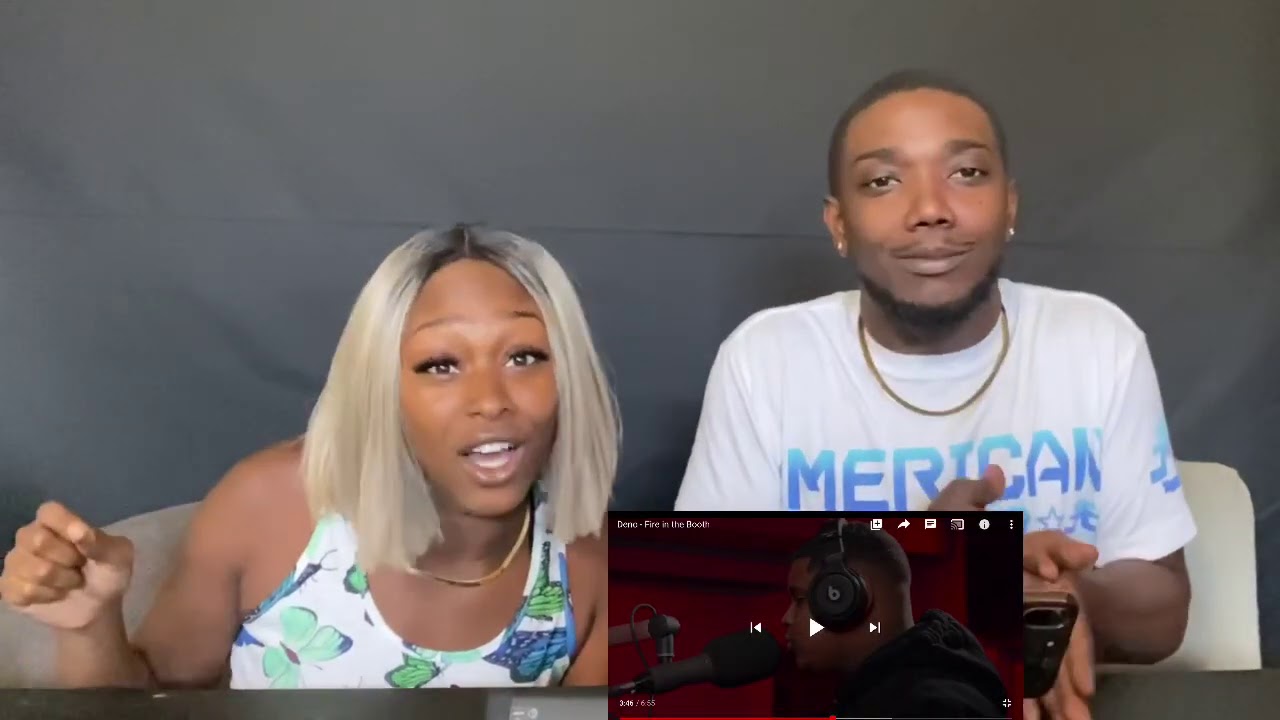 Deno - Fire in the Booth Americans REACTION