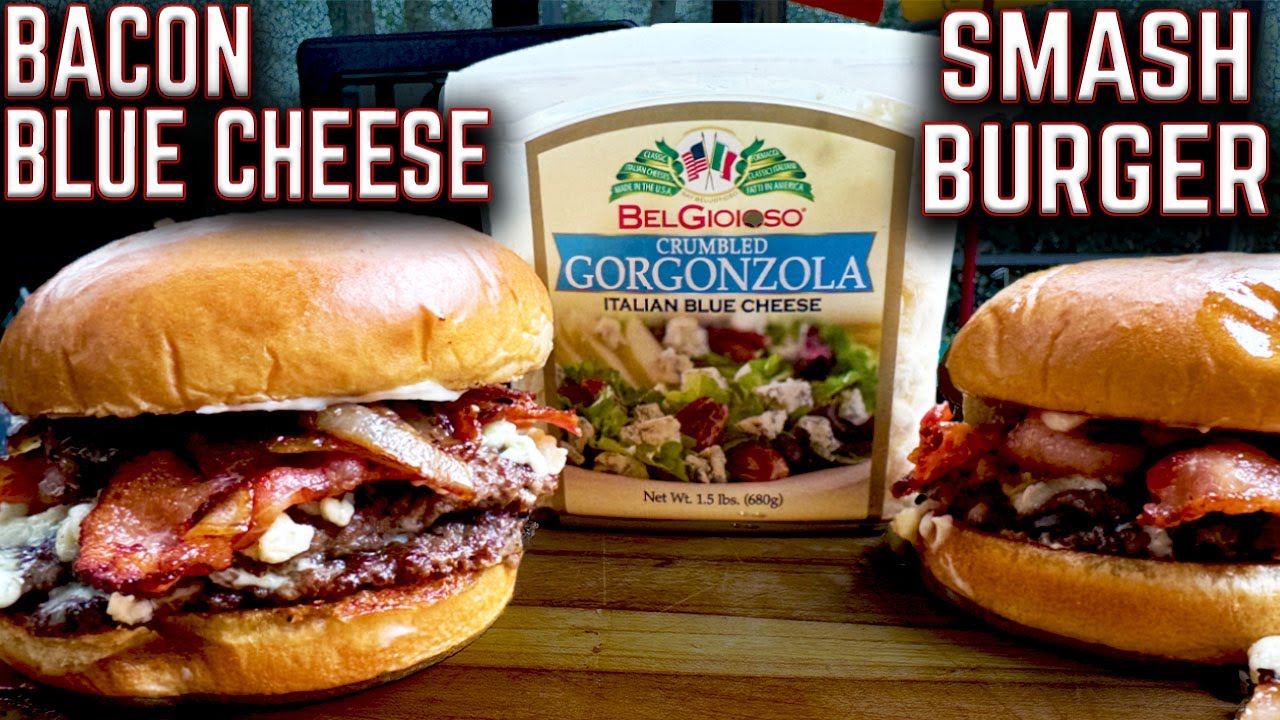 UP YOUR SMASH BURGER GAME! ULTIMATE BACON & BLUE CHEESE  SMASH BURGER ON THE GRIDDLE!