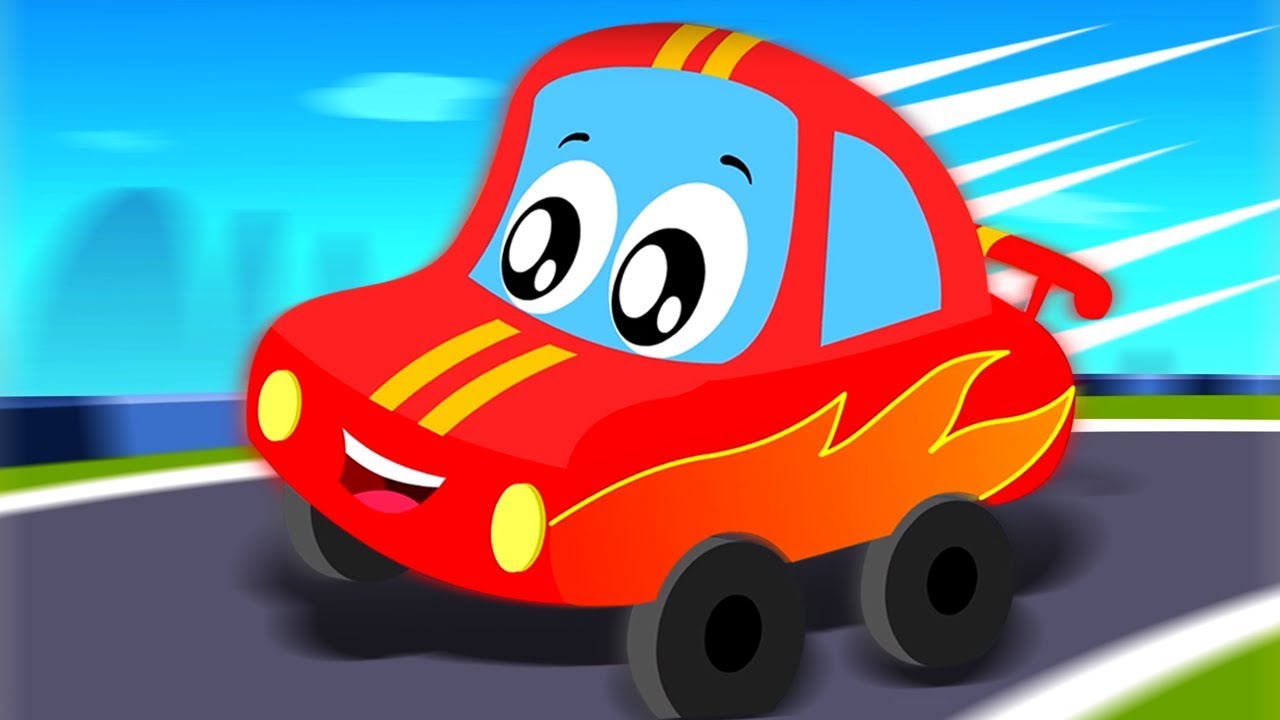 I Am A Racing Car | Little Red Car | Videos by Super Kids Network