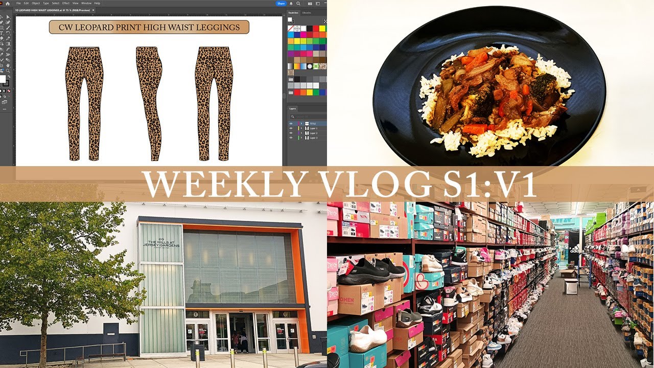 WEEKLY VLOG | DESIGN WITH ME | SHOP WITH ME AT JERSEY GARDENS MALL | CHIT-CHAT | S1V1