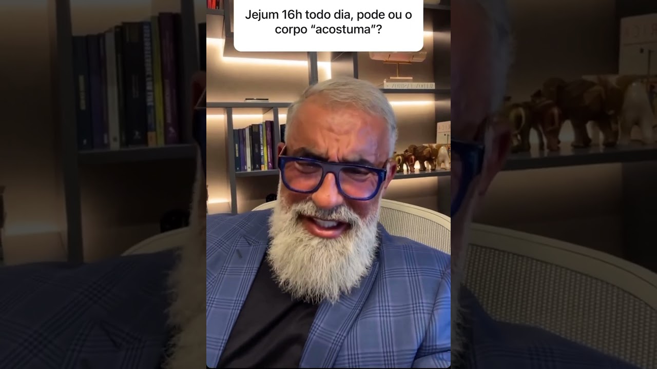 Jejum 16h todo dia, pode ou o corpo 