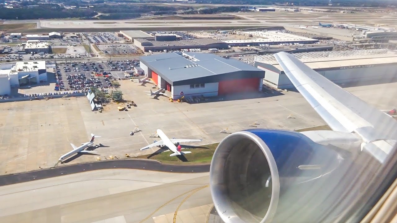 Delta 767-300 [ENGINE PROBLEM] -  Atlanta Takeoff to Salt Lake City