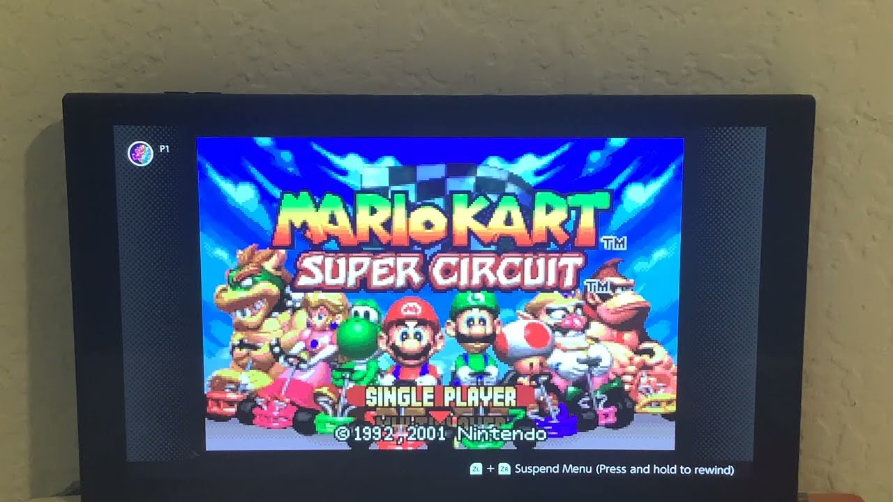 Mario kart Super Circuit 150cc Mushroom cup