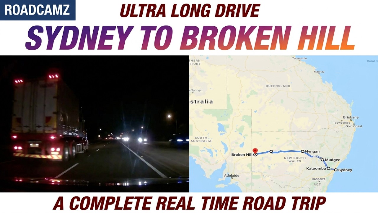 Sydney to Broken Hill - A Complete Real Time Road Trip